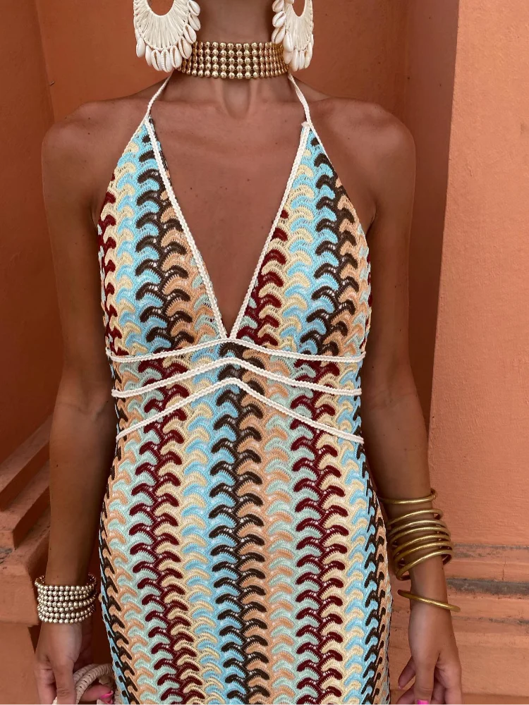 ROXANNE | Halter Neck Backless Dress