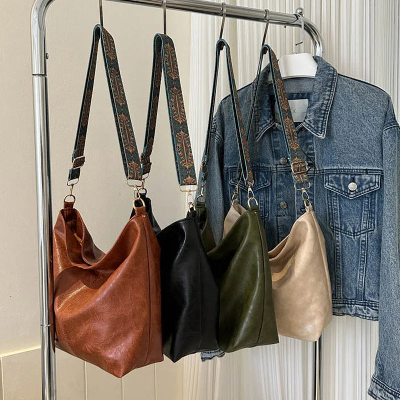 CHELSEY | Vintage leather shoulder bag