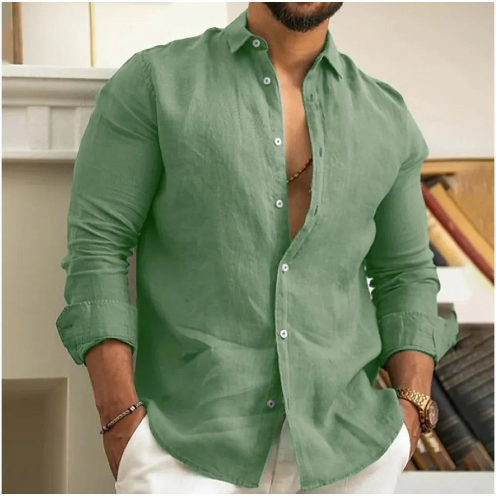 WESLY | Linen Beach Shirt