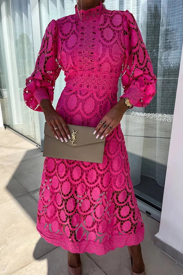NINA | Elegant Lace Maxi Dress