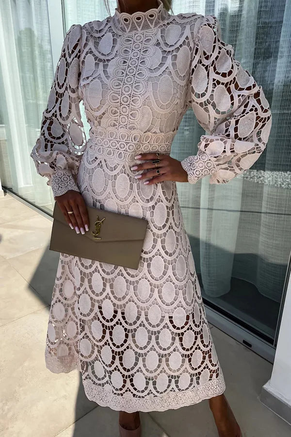 NINA | Elegant Lace Maxi Dress