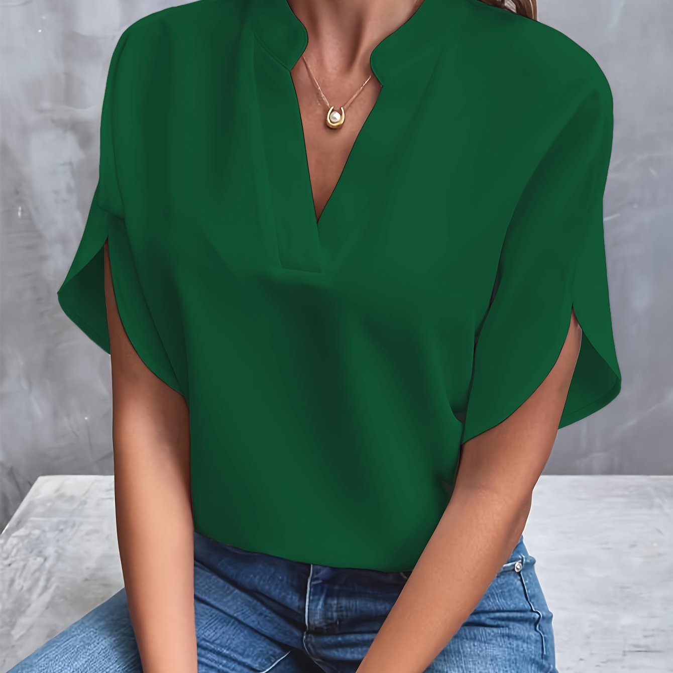 BETH | Flared Sleeve Blouse