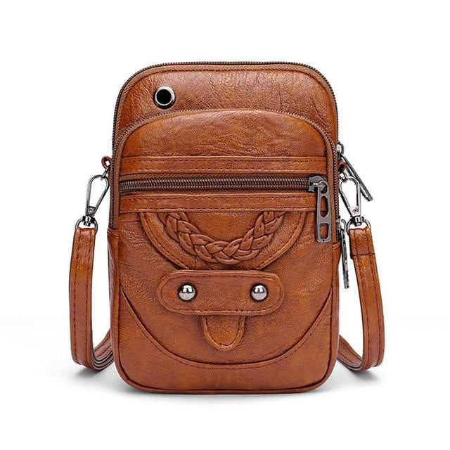 VELLANA | Vintage leather crossbody bag