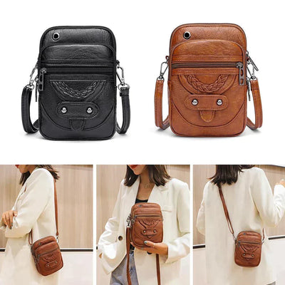 VELLANA | Vintage leather crossbody bag