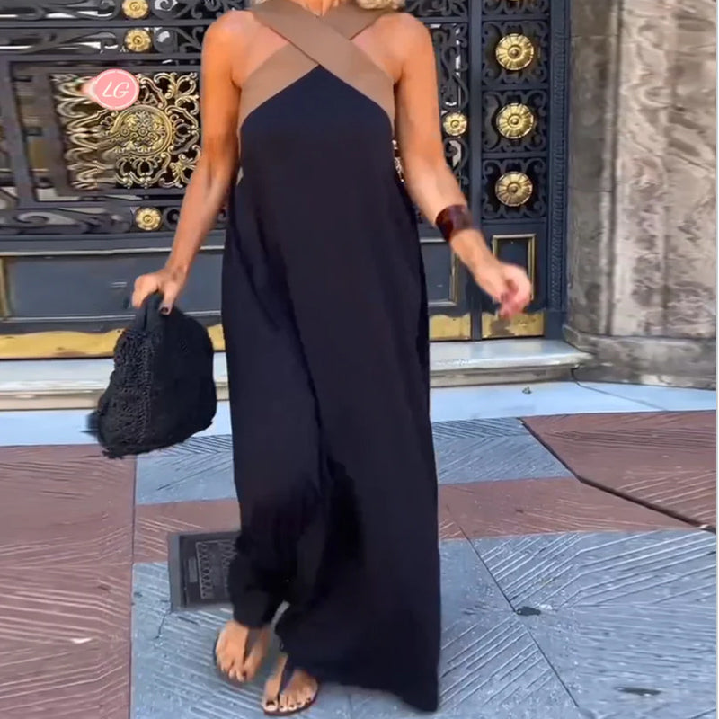 SIENNA | Cross Neck Dress