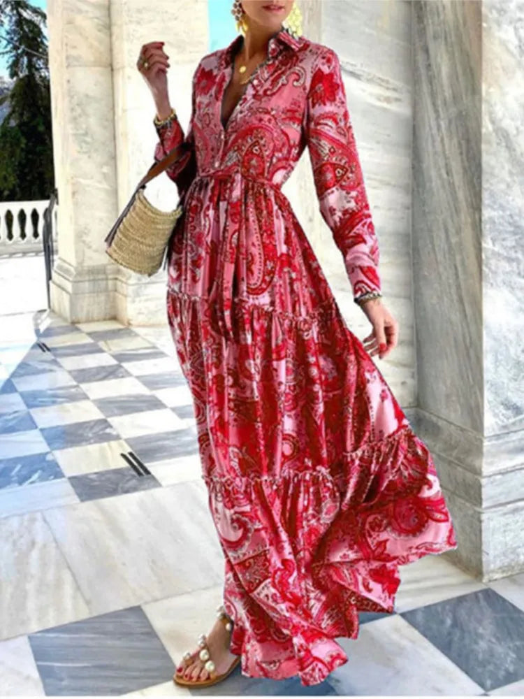 CHLOE | Elegant V-neck Dress