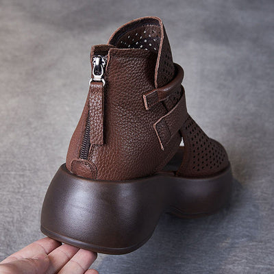 FEDERICA | Timeless leather orthopedic sandals