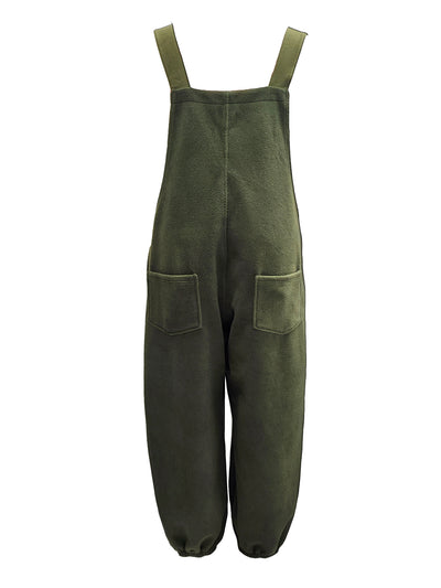 LISA | Loose Fit Distressed Denim Overalls