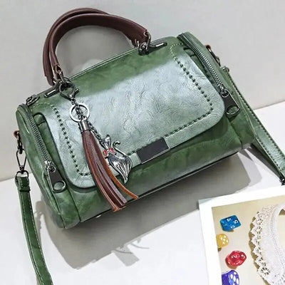 IRMELA | Elegant leather shoulder bag