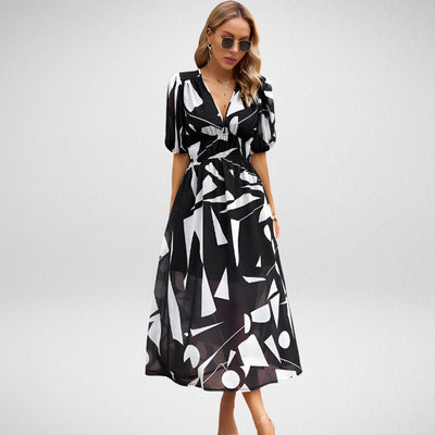 STELLA | Charming V-Neck Dress