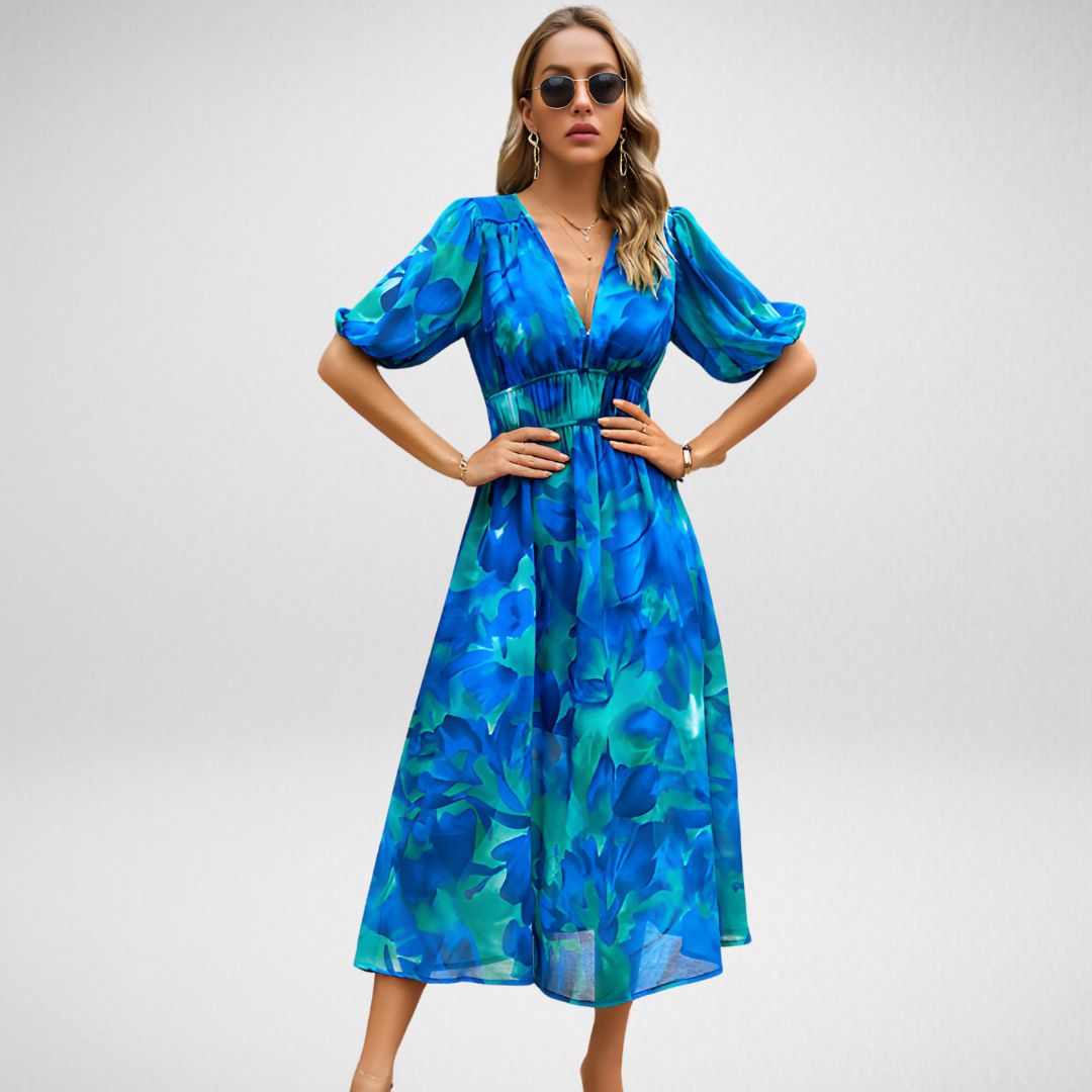 STELLA | Charming V-Neck Dress