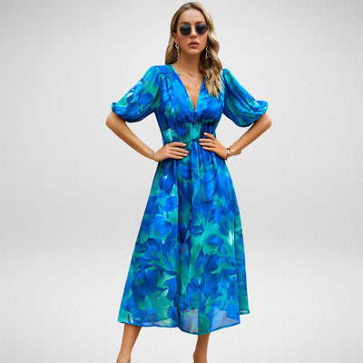 STELLA | Charming V-Neck Dress
