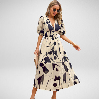 STELLA | Charming V-Neck Dress