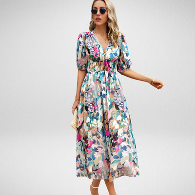 STELLA | Charming V-Neck Dress