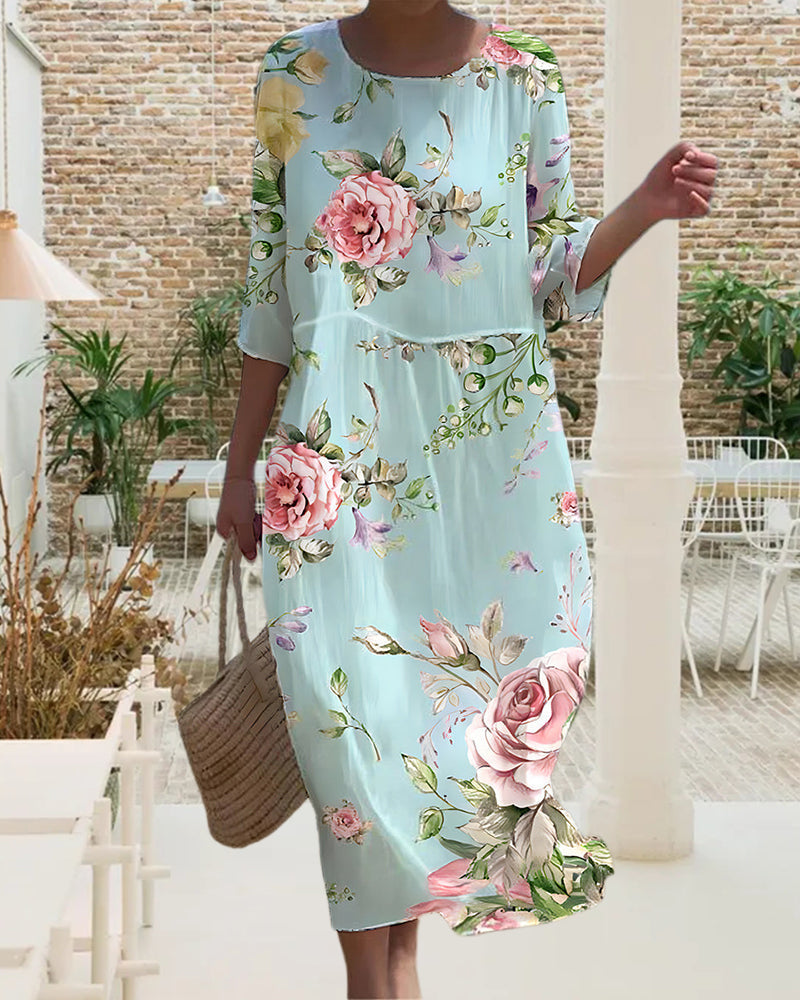 KAREN | Elegant Floral Dress