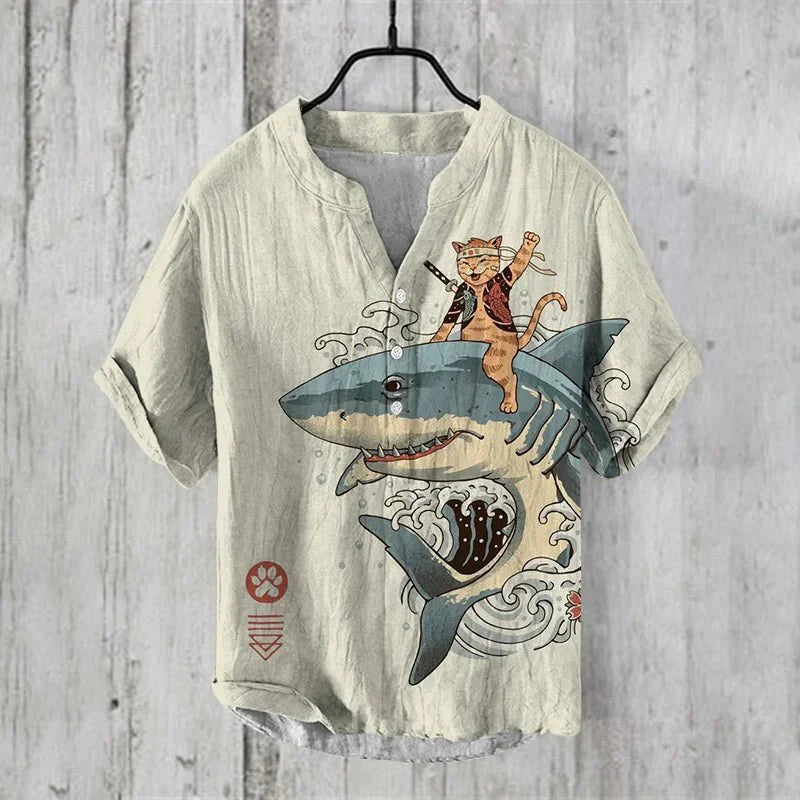 ALLEN | Artistic Linen-Silk Shirt