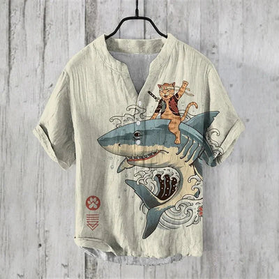 ALLEN | Artistic Linen-Silk Shirt