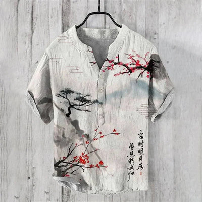ALLEN | Artistic Linen-Silk Shirt