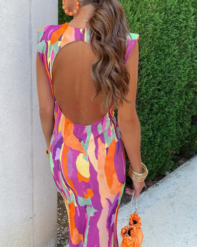 ÉLODIE | Sleeveless Knotted Long Dress