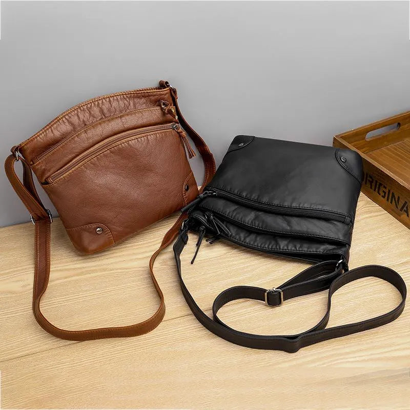 ADELLE | Leather shoulder bag