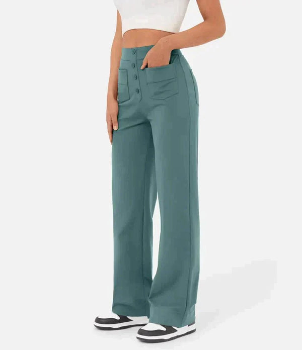 LIVIA | High Waisted Elastic Pants