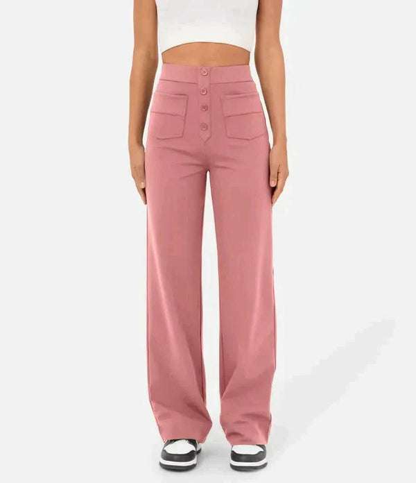 LIVIA | High Waisted Elastic Pants