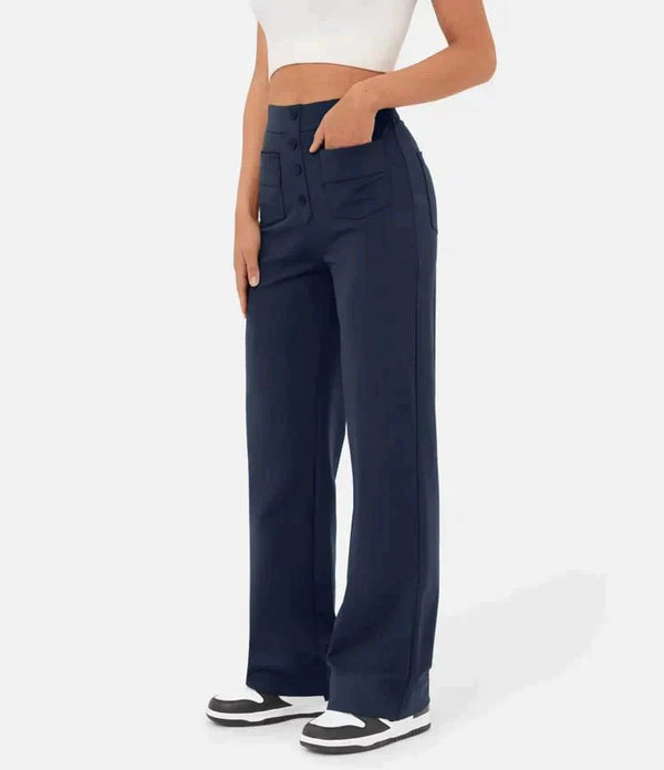 LIVIA | High Waisted Elastic Pants