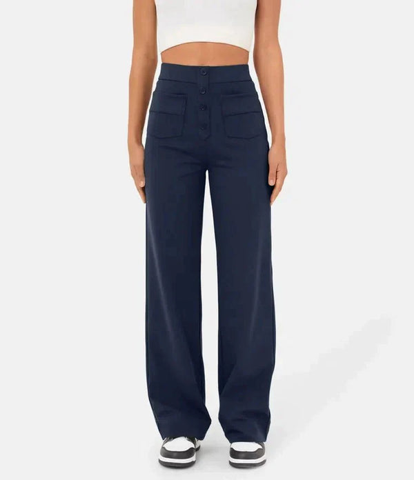 LIVIA | High Waisted Elastic Pants