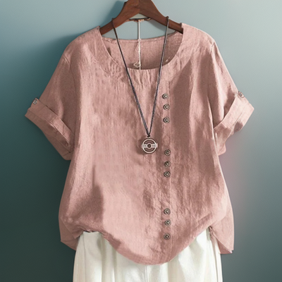 ISLA | Button Detail T-Shirt