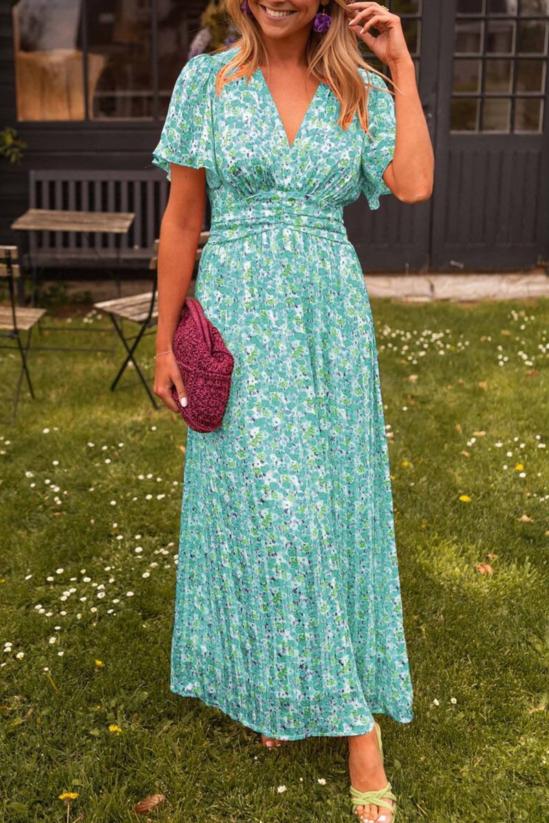 MARIELLA | Long Floral Dress with a Romantic and Light Style