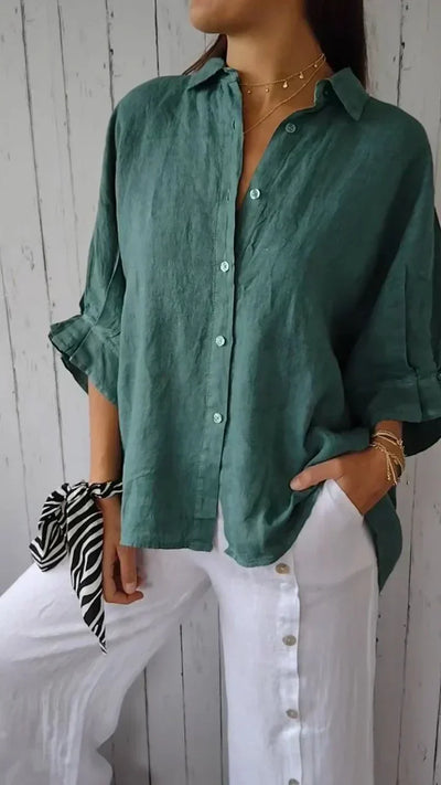 MADISON | Effortless Chic Linen Shirt