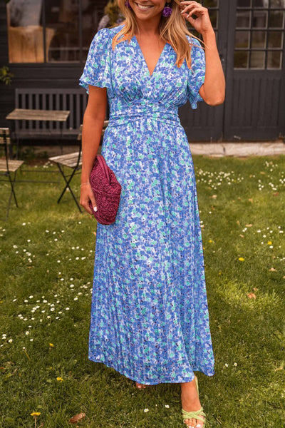 MARIELLA | Long Floral Dress with a Romantic and Light Style