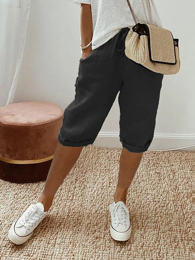 BELLA | Rolled Hem Comfort Shorts