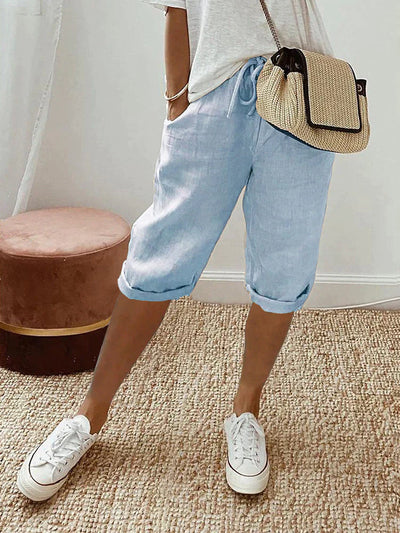 BELLA | Rolled Hem Comfort Shorts