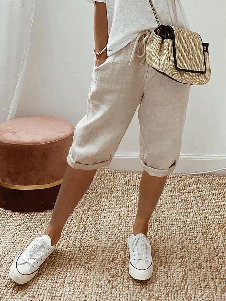 BELLA | Rolled Hem Comfort Shorts