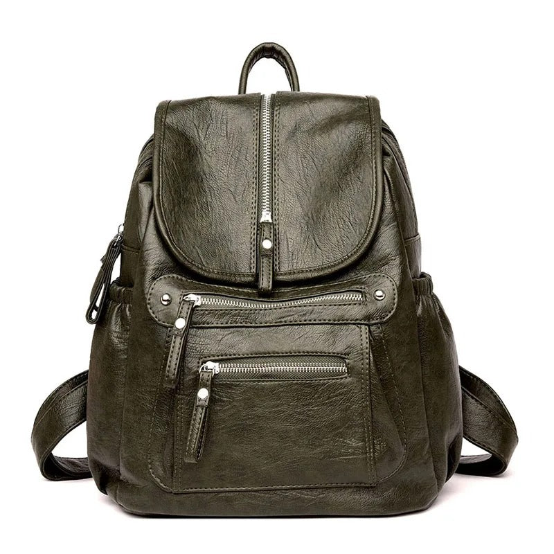 GALILEA | Lightweight leather backpack