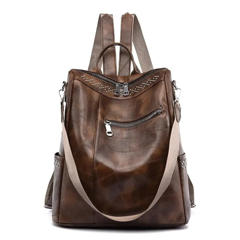 CARINA | Vintage leather backpack