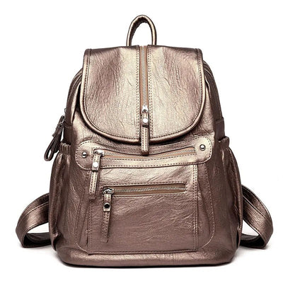 GALILEA | Lightweight leather backpack