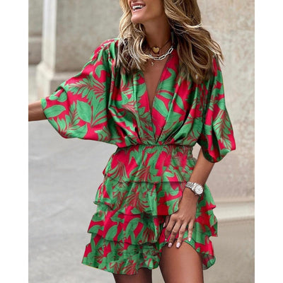 FRANCESCA | Stylish Print Dress