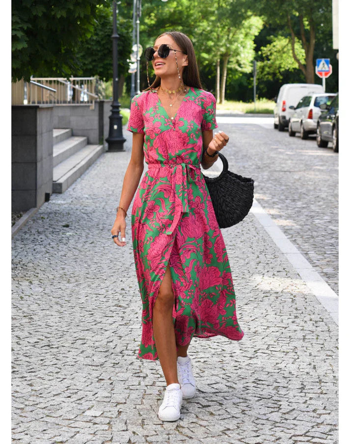 MIMA | Elegant Midi Dress - Versatile and Comfortable
