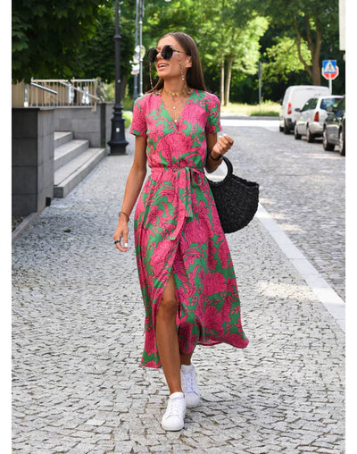 MIMA | Elegant Midi Dress - Versatile and Comfortable