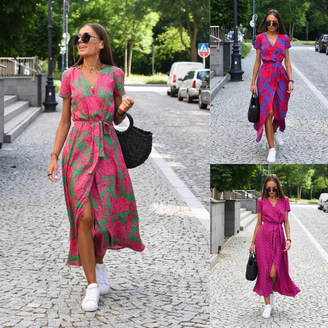 MIMA | Elegant Midi Dress - Versatile and Comfortable