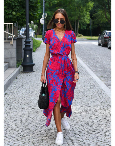 MIMA | Elegant Midi Dress - Versatile and Comfortable