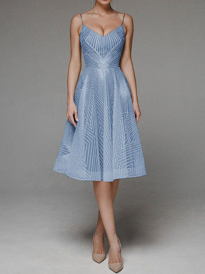IRMA | Women's Summer Sling Embroidered Sleeveless Dress