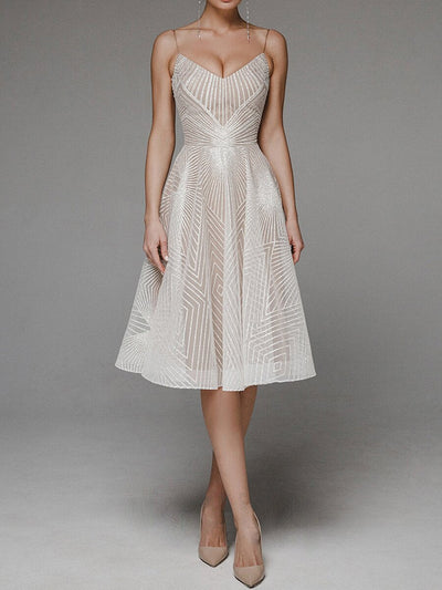 IRMA | Women's Summer Sling Embroidered Sleeveless Dress