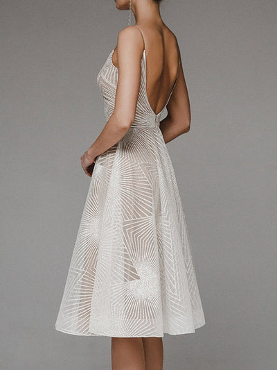 IRMA | Women's Summer Sling Embroidered Sleeveless Dress