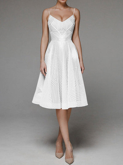 IRMA | Women's Summer Sling Embroidered Sleeveless Dress